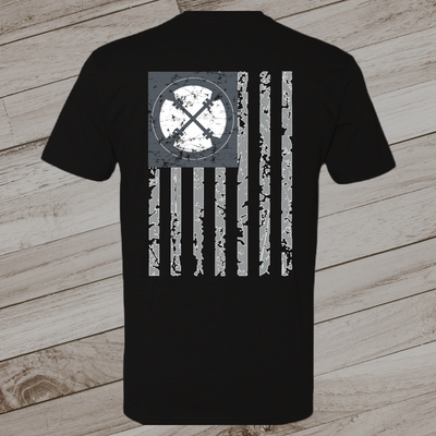 Armed & Jacked Gray Flag T